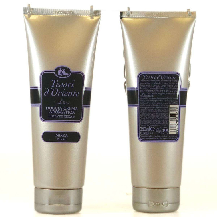 Tesori d'Oriente: "Mirra" Myrrh Shower Cream - 250 Ml (8.45us Fl Oz) [ Italian Import ]