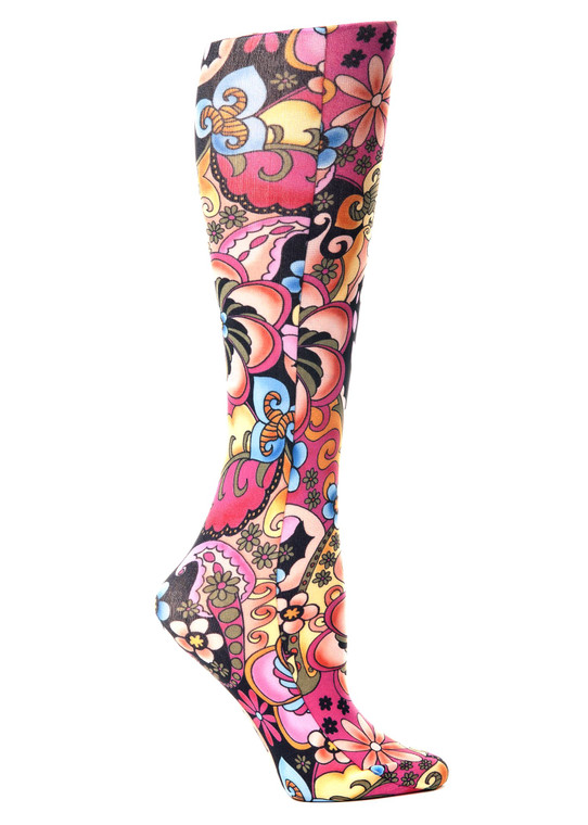 Celeste Stein Therapeutic Compression Socks, Bright Majik, 8-15 mmhg, .6 Ounce