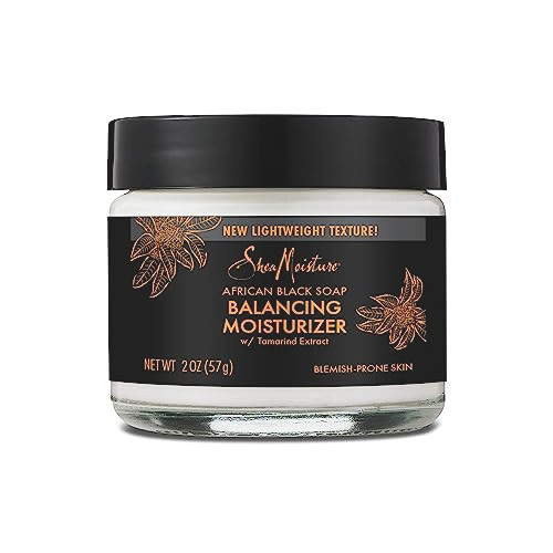 SheaMoisture Balancing Moisturizer for Dry Skin African Black Soap with Shea Butter 2 oz