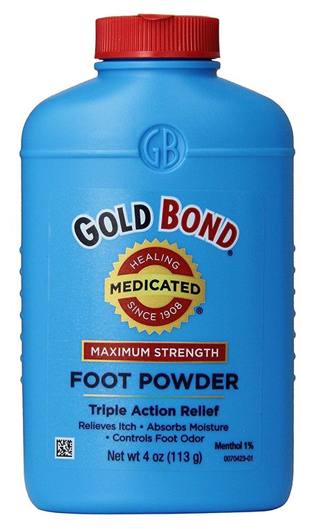 Gold Bond Foot Powder Medicated 4 Ounce (118ml) (2 Pack)