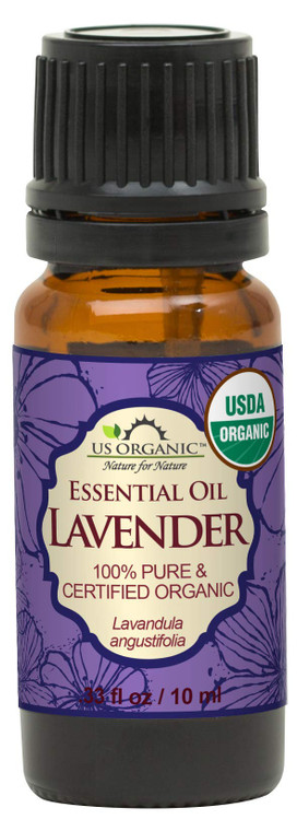 US Organic 100% Pure Lavender Essential Oil, Directly sourced from Bulgaria, USDA Certified Organic, Undiluted, for Diffuser, Humidifier, Massage, Sk