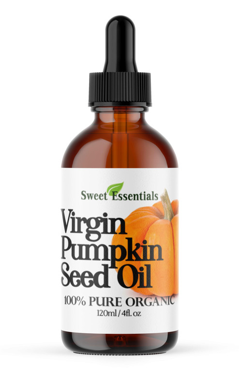 Sweet Essentials Organic Virgin Pumpkin Seed Oil | Imported From Austria | Various Sizes | 100% Pure| Unrefined | Cold-Pressed | Natural Moisturizer