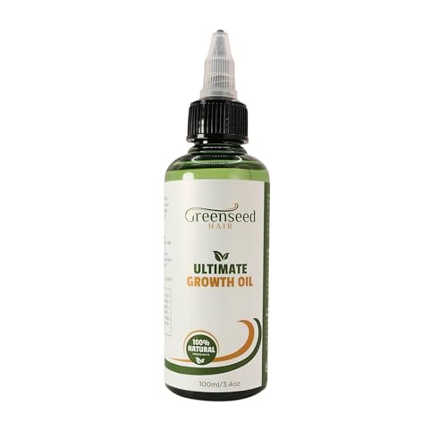 GreenSeed Hair -Hair Growth Oil -Formulated to Support Longer, Stronger and Moisturized Hair- Paraben Free  Alcohol Free - Made In the USA - Healthi