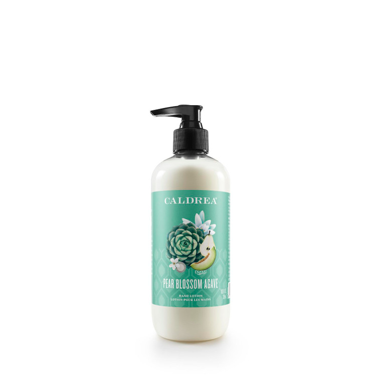 Caldrea Hand Lotion, For Dry Hands, Made with Shea Butter, Aloe Vera, and Glycerin and Other Thoughtfully Chosen Ingredients, Pear Blossom Agave Scen