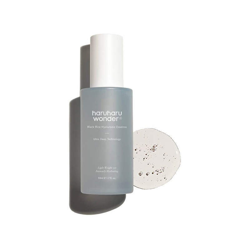 [Haruharu Wonder] Black Rice Hyaluronic Essence 1.6 fl. oz / 50 ml | Hyaluronic Acid Essence, Facial Moisturizer