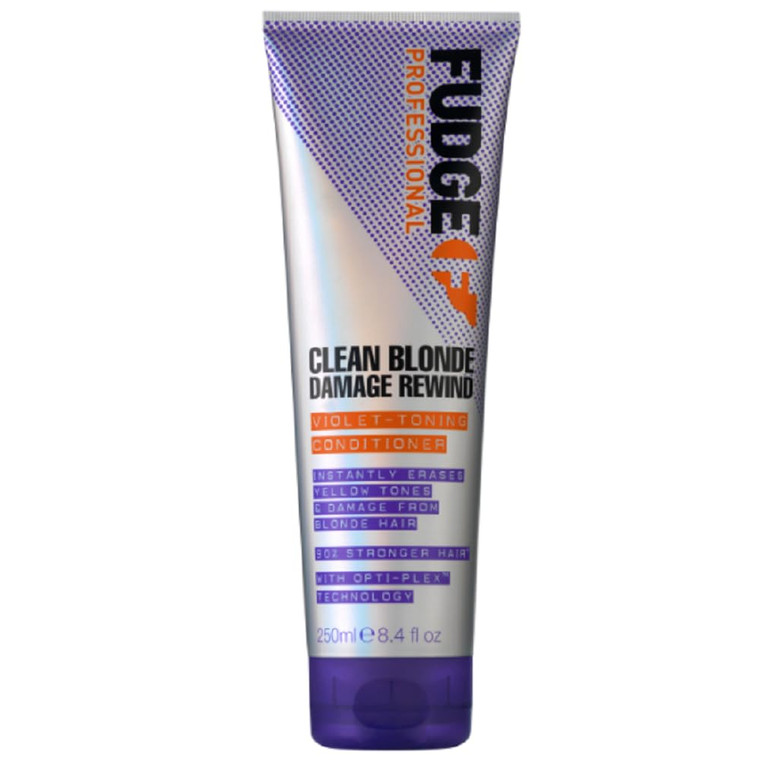 Fudge Clean Blonde Damage Rewind Violet-Toning Conditioner 8.4 Ounce
