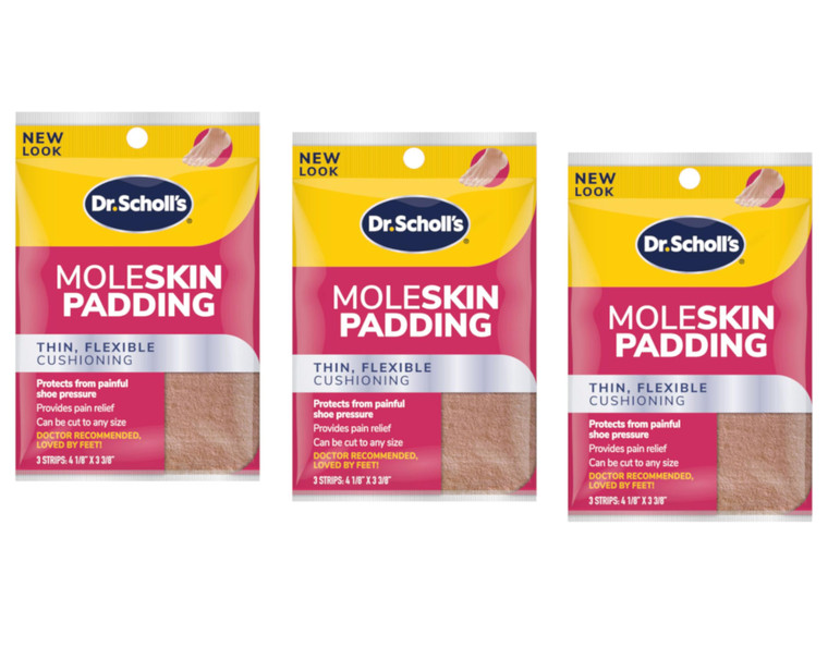 Dr. Scholl's Moleskin Plus 3 Each (Pack of 3)