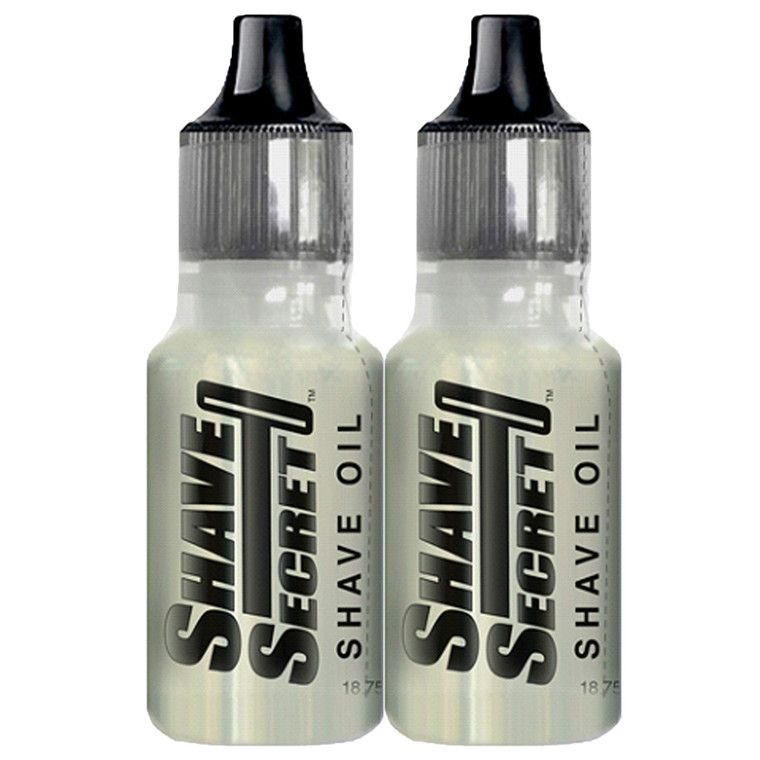 SHAVE SECRET SHAVING OIL- THE BEST SHAVE EVER! 18.75ML(2 Pack)