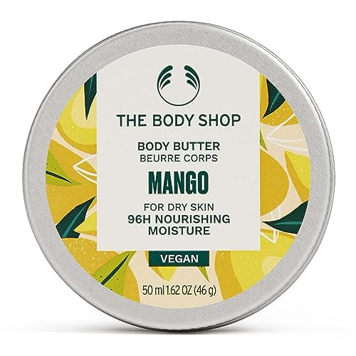 The Body Shop Mango Body Butter  Nourishing & Moisturizing Skincare for Very Dry Skin  Vegan  1.62 oz