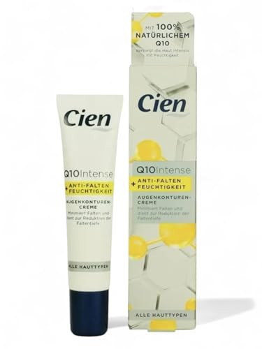 cien Anti-Wrinkle Eye Contour Cream with Q10 and Hyaluronic Acid and Vitamin E 15ml (0.51 Oz)