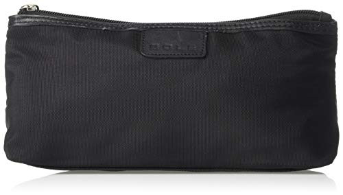 Sole Travel Accessory Zipper Cord Pouch Pencil Case Bag Organizer - Black
