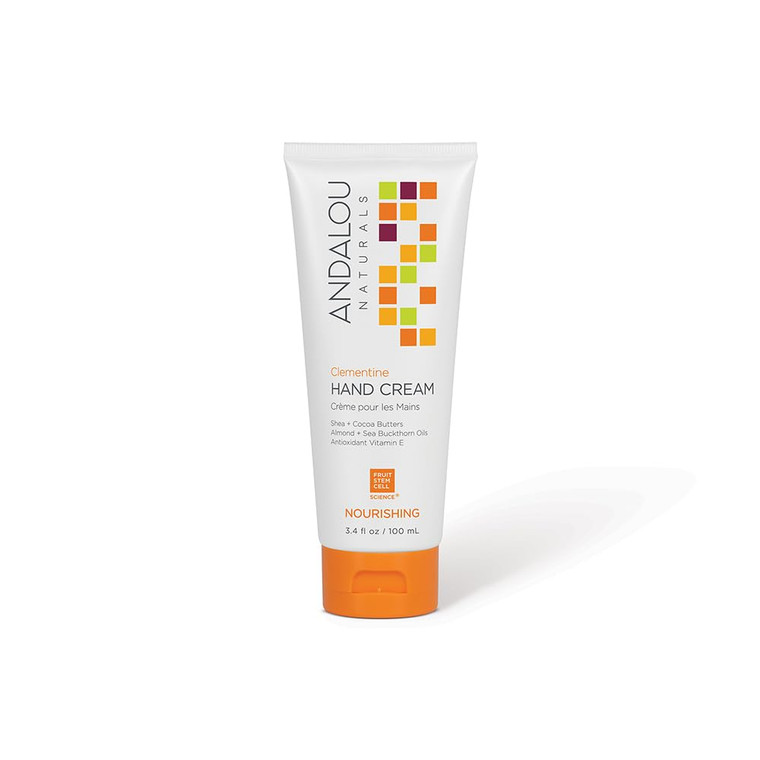 Andalou Naturals Clementine Hand Cream, 3.4 Ounce