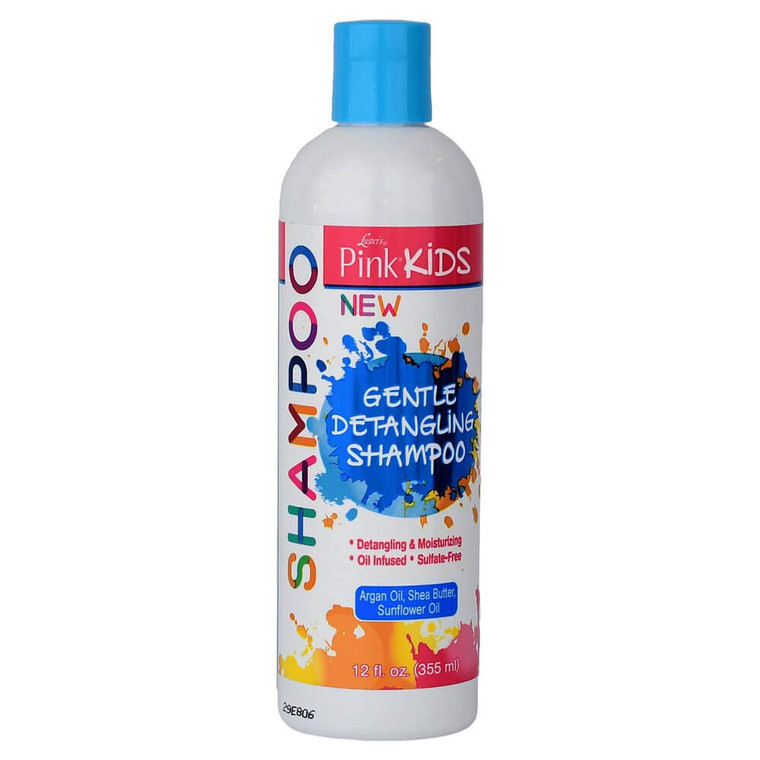 Pink Kids Gentle Detangling 12 Fl. Oz. Made with Argan Oil, Shea Butter and Sunflower Oil