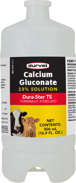 Durvet Calcium Gluconate 23 Percent Solution