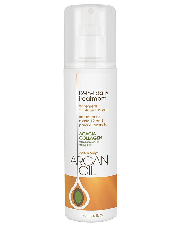 One 'n Only Argan Oil 12-in-1 Daily Treatment, Lightweight, Helps Control Frizz, Smooths, Detangles, Moisturizes, Strengthens and Adds Body to Dry, D