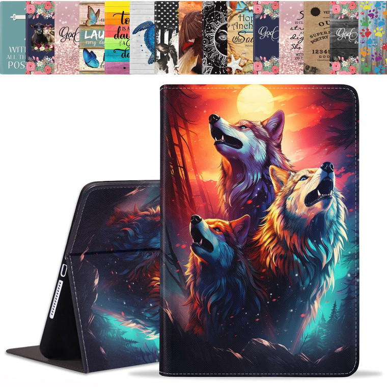 Case for iPad Air 11 Inch M2 (2024)/iPad Air 5th/4th Gen 10.9" (2022/2020)/iPad Pro 11 (4th/3rd/2nd/1st Gen), Slim PU Leather Folio Stand Cover with