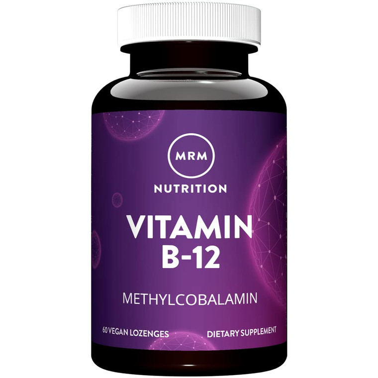 MRM Nutrition Vitamin B-12 with Folic Acid | 2000mcg Methylcobalamin | Sublingual Tablets for Energy, Metabolism & Nervous System Support | Vegan Fri