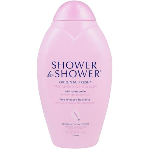 Shower to Shower, Absorbent Body Powder Original Fresh, 13 oz