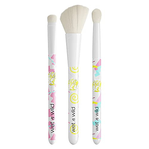 wet n wild Saved By The Bell Zack Attack Live Performing at the Max Brush Set, Makeup Brush Set with Case,1114546