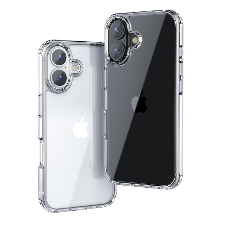 ONES for iPhone 16 Plus Slim Case Clear, [PC + TPU Hybrid][Military-Grade Drop Protection][Anti-Yellowing], Shockproof Silicone Hard Cover, Transpare