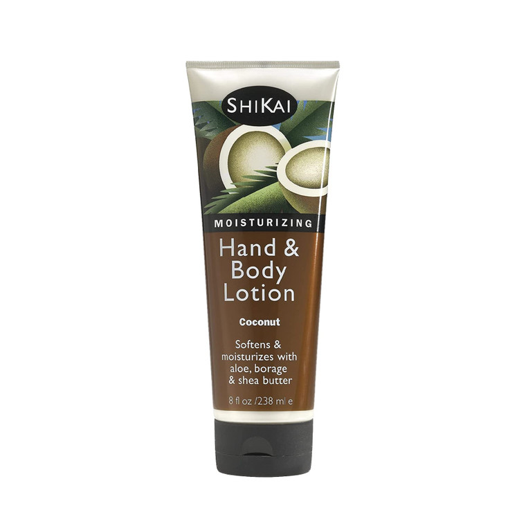 ShiKai - Coconut Hand & Body Lotion, Plant-Based, Ideal for Daily Use, Rich in Botanical Extracts, Helps Hydrate & Soften Skin, Mildly Formulated for