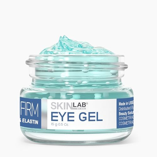 SKIN LAB Lift & Firm Eye Gel  Hydrating Gel Cream with Hyaluronic Acid for Under Eye Moisture & Smoothing, Lightweight Serum for Women & Men, 0.5 oz