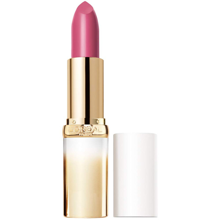 LOréal Paris Age Perfect Satin Lipstick with Precious Oils, 206 Vibrant Fuchsia, 0.13 Ounce