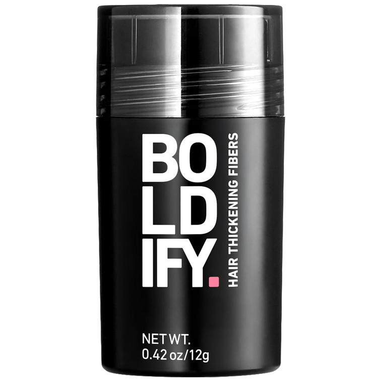 BOLDIFY Hair Fibers (12g) - Fill In Thinning and Fine Hair for an Instantly Fuller, Thicker Look - 14 Shades for Women & Men - Hazel Brown
