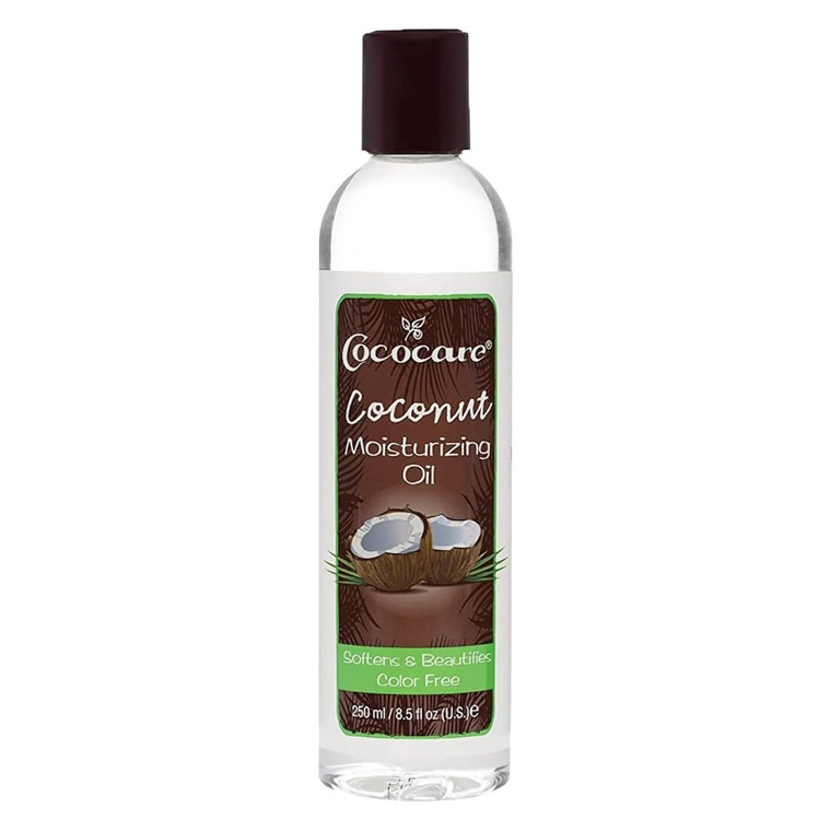 Cococare Coconut Moisturizing Oil 8.5 Fl Oz. - Formulated with Natural Coconut Oil - 2 Pack