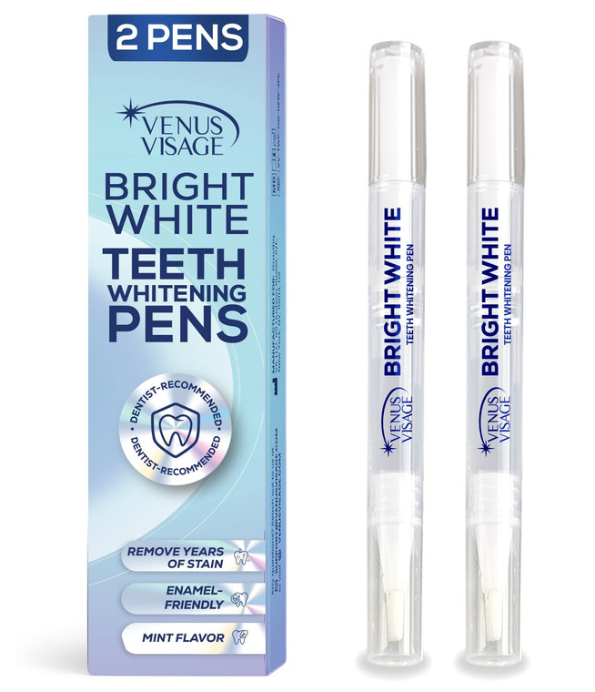 Venus Visage Award Winning Teeth Whitening Pen, 20+ Uses - Teeth whitening Kit Professionally formulated - Best Teeth whitening Gel Pen Teeth Whitene