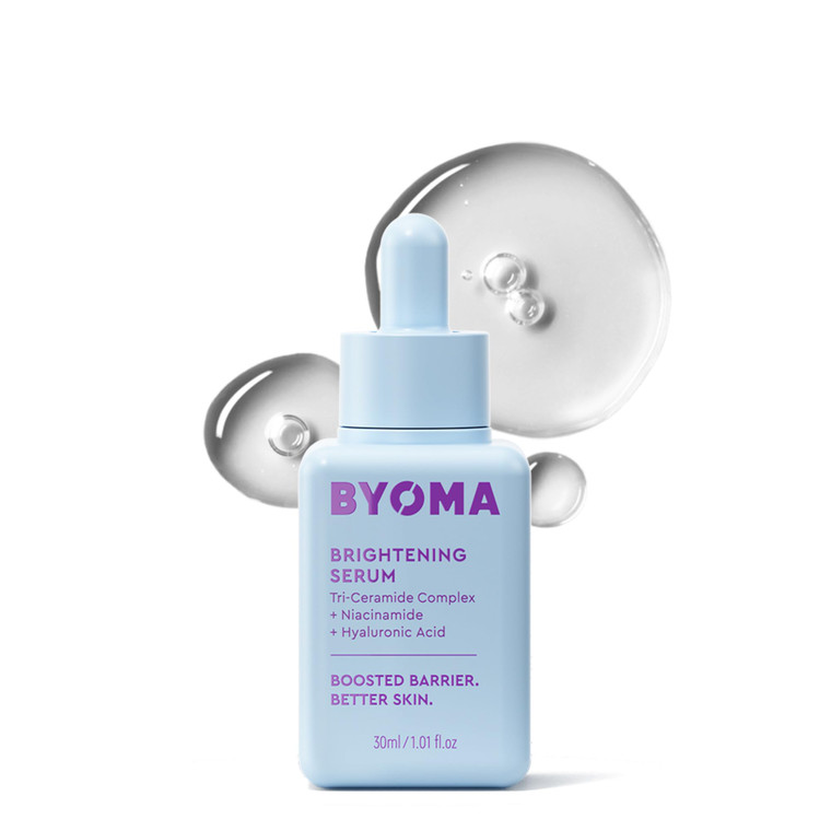 BYOMA Brightening Serum - Barrier Repair Serum - Brightening & Hydrating Face Serum with Hyaluronic Acid, Niacinamide & Ceramides - Hyaluronic Acid S