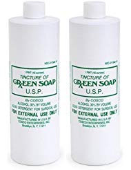 Cosco Green soap 2 X 8 Ounce Pure Green Soap Tattoo Medical Supply 8oz Bottle, 8 Fl Ounce