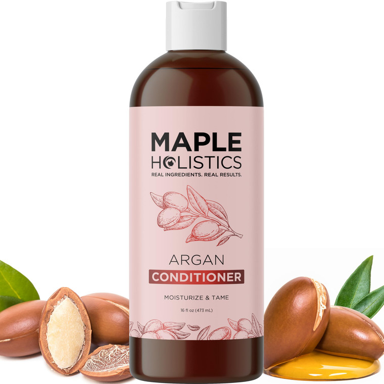Argan Oil Conditioner for Dry Hair - Nourishing Hair Conditioner for Damaged Dry Hair Infused with Argan Oil of Morocco - Sulfate Free Conditioner fo