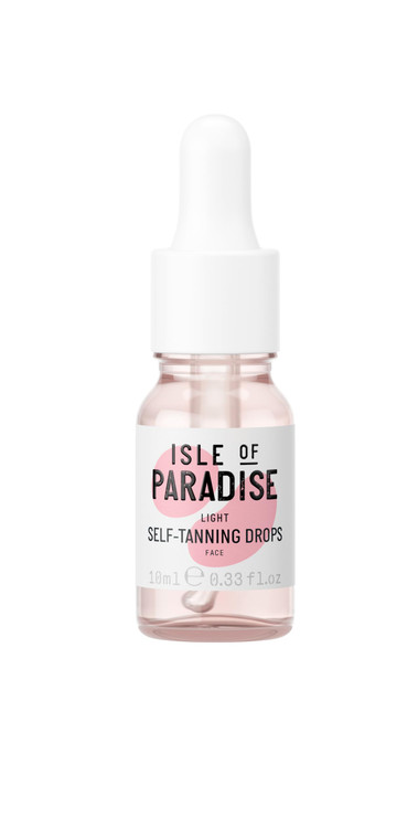 Isle of Paradise Self Tanning Face & Body Drops- Light, Self Tanner Drops for a Natural Bronze, Long-lasting Tan, Cruelty Free, Fragrance Free & Derm