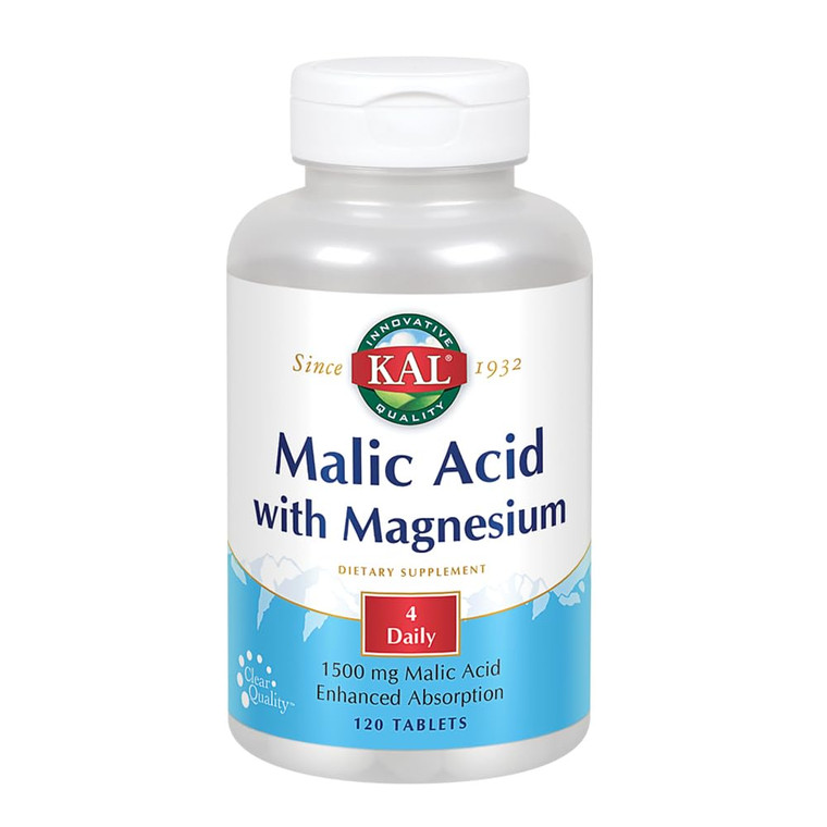 Kal Malic Acid with Magnesium Tablets, 120 Count