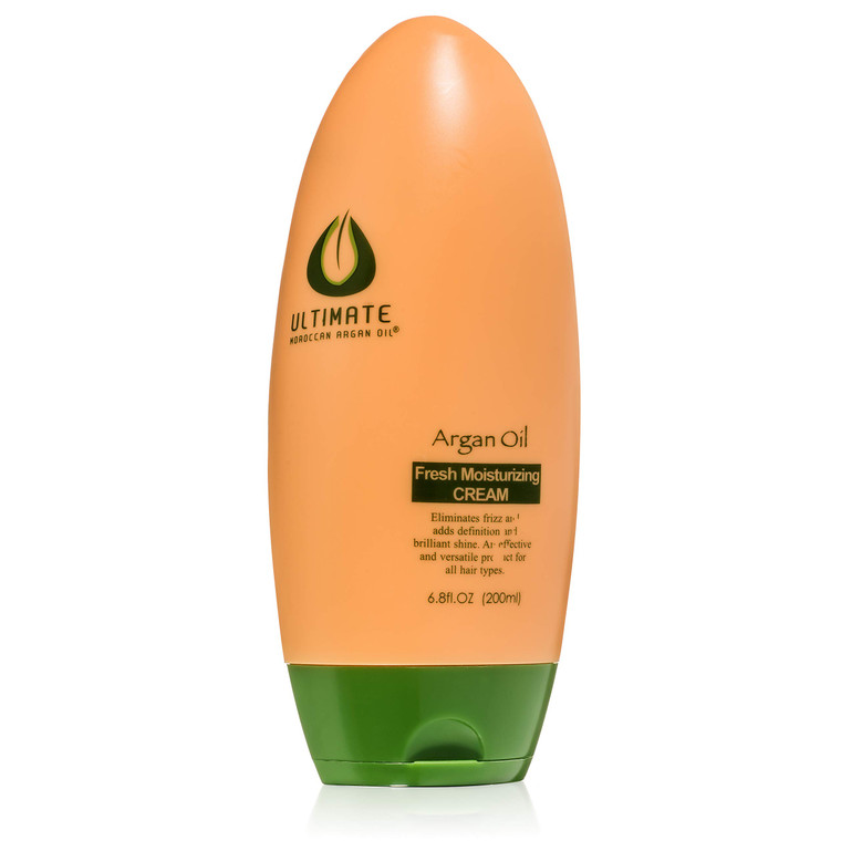 Ultimate Argan Oil® Fresh Moisturizing Cream | Hydrating Curl Cream for Dry, Dehydrated Hair | Natural Styling Cream with Argan Oil | Non-Flaking | F