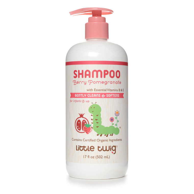 Little Twig Shampoo, Natural Plant Derived Formula, Berry Pomegranate, 17 fl oz.