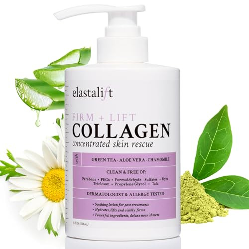 Elastalift Collagen Cream Skin Care Face Lotion & Body Lotion | Fragrance Free Skin Tightening Cream Collagen Firming Lotion Body Moisturizer For Cre