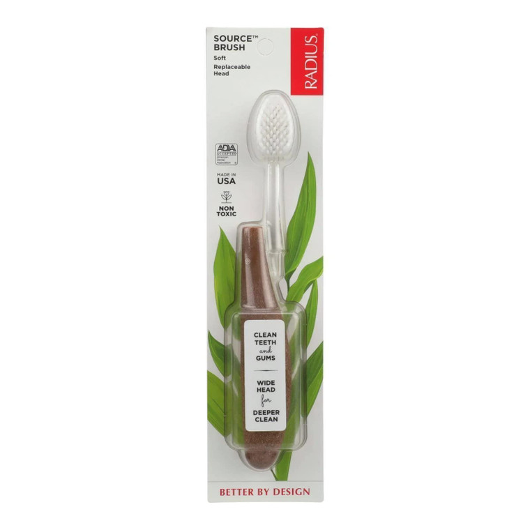 Radius, Toothbrush Source Brush Soft, 1 Count