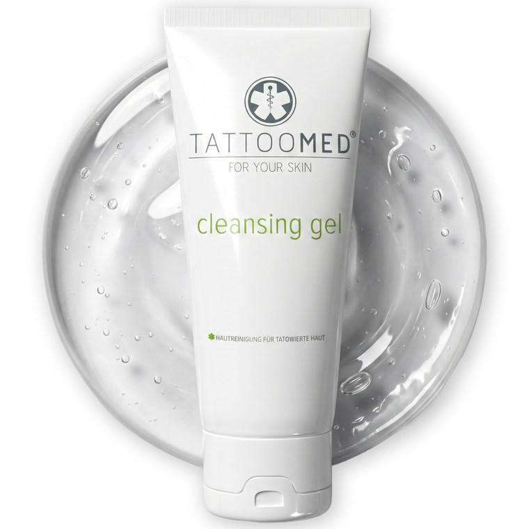 TattooMed Cleansing Gel - pH Neutral Sensitive Washing Gel for Healthy Tattoos - (1 x 100ml)