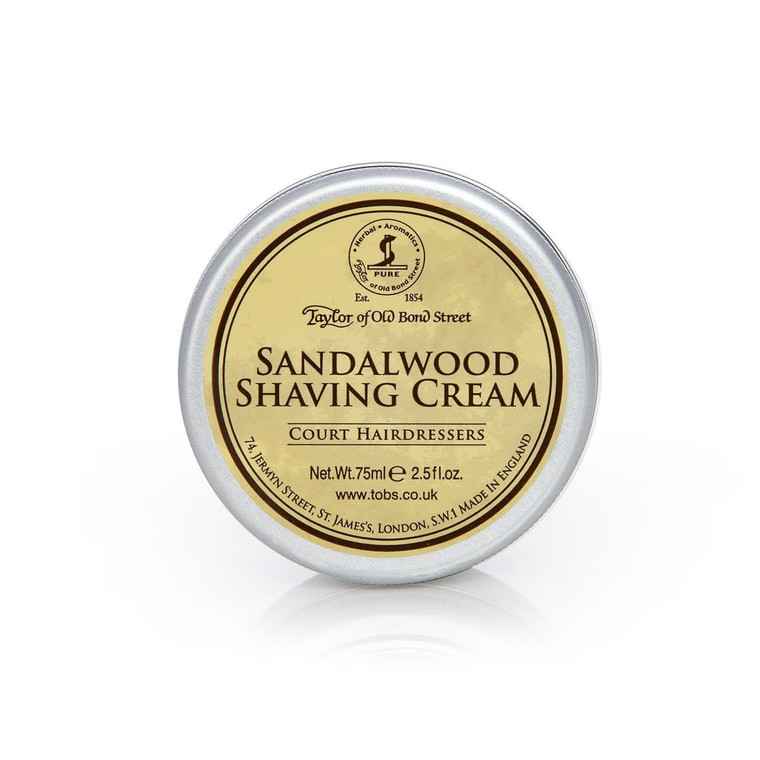 Taylor Of Old Bond Street Sandalwood Shaving Cream 2.03 oz. 60g