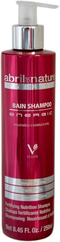 abril et nature - Energic Professional Hair Shampoo - For Hair Needing Nutrition - Prevents Frizz and Eliminates Static Electricity - Hydrates and Re