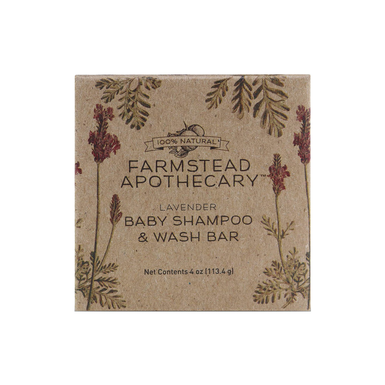 Farmstead Apothecary Baby Shampoo & Wash Bar 4.5 oz