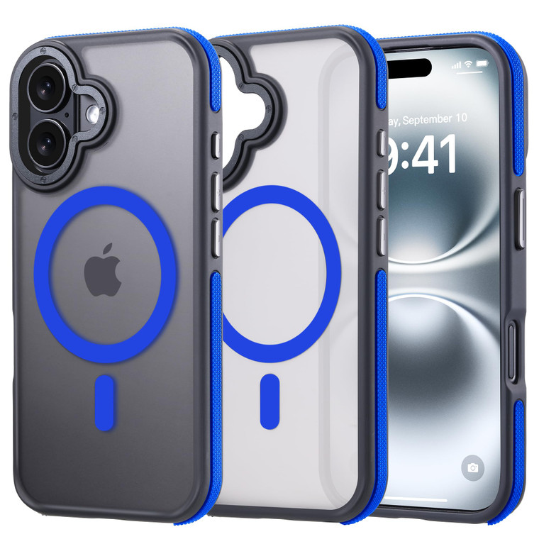 Sancable Strong Magnetic for iPhone 16 case?Compatible with fit MagSaf?[Military-Grade Protection]?Shockproof Slim Thin Cover case for iPhone 16 6.1'