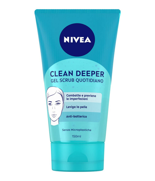 Nivea visage pure effect clean deeper gel scrub 150 ml