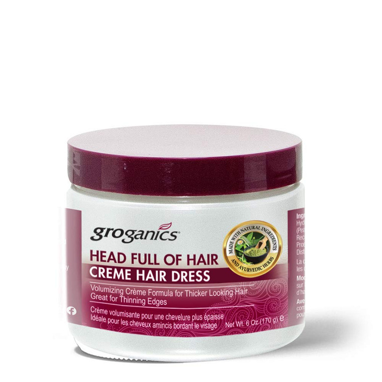 Groganics Head Full of Hair Creme Hair Dress 6 oz