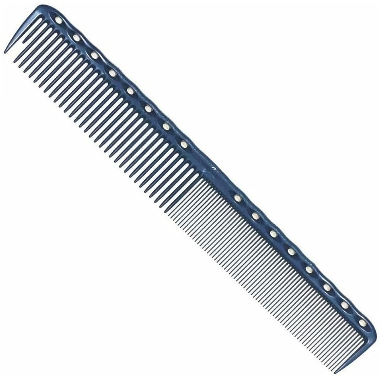 YS PARK FINE CUTTING COMB WIDE - BLUE