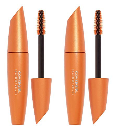 COVERGIRL Lash Blast Volume Mascara, Long-Wearing, Smudge-Proof, Cruelty Free - Black Brown (Pack of 2)