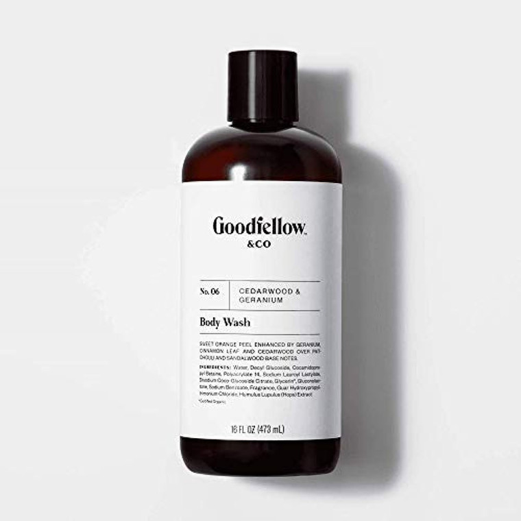 Goodfellow & Co Mens Scented Moisturizing Body Wash - No. 06 Cedarwood & Geranium 16 fl oz