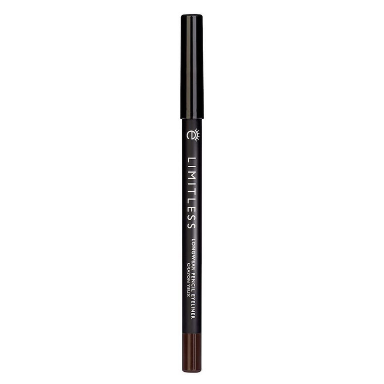 Eyeko Limitless Long-Wear Pencil Eyeliner - Magnetism Cool Brown - Waterproof Creamy Formula 0.5g